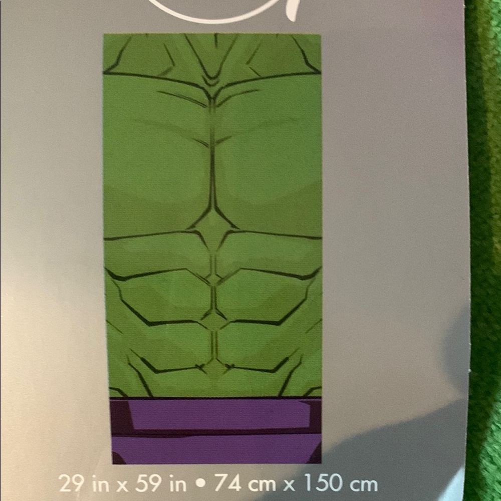 Hulk Disney Marvel Hero Beach Towel NWTs